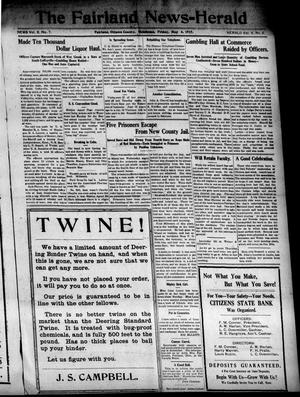 The Fairland News--Herald (Fairland, Okla.), Vol. 10, No. 7, Ed. 1 Friday, May 4, 1917