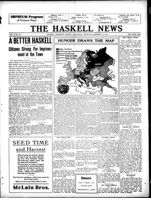 The Haskell News (Haskell, Okla.), Vol. 10, No. 33, Ed. 1 Thursday, February 6, 1919