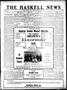 Newspaper: The Haskell News (Haskell, Okla.), Vol. 12, No. 36, Ed. 1 Thursday, F…