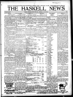 The Haskell News (Haskell, Okla.), Vol. 14, No. 7, Ed. 1 Thursday, July 20, 1922