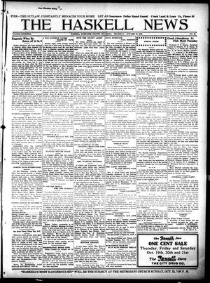 The Haskell News (Haskell, Okla.), Vol. 14, No. 20, Ed. 1 Thursday, October 19, 1922