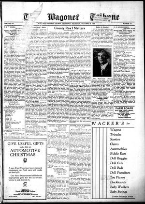 The Wagoner Tribune (Wagoner, Okla.), Vol. 7, No. 15, Ed. 1 Thursday, December 9, 1926