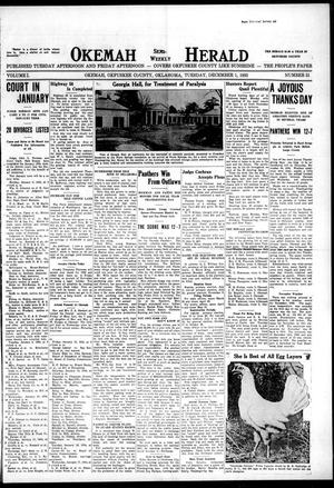 Okemah Semi-Weekly Herald (Okemah, Okla.), Vol. 1, No. 51, Ed. 1 Friday, December 1, 1933