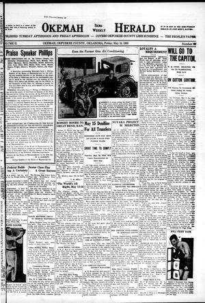 Okemah Semi-Weekly Herald (Okemah, Okla.), Vol. 2, No. 97, Ed. 1 Friday, May 10, 1935