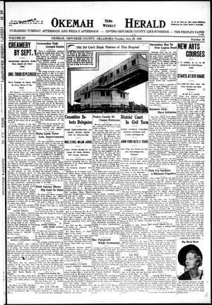 Okemah Semi-Weekly Herald (Okemah, Okla.), Vol. 3, No. 14, Ed. 1 Tuesday, July 23, 1935