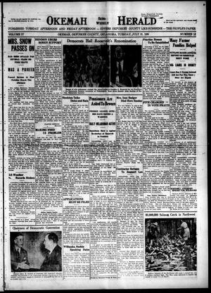 Okemah Semi-Weekly Herald (Okemah, Okla.), Vol. 4, No. 13, Ed. 1 Tuesday, July 21, 1936