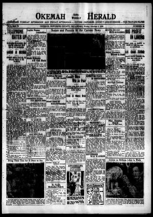 Okemah Semi-Weekly Herald (Okemah, Okla.), Vol. 4, No. 34, Ed. 1 Friday, October 2, 1936
