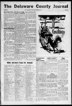 The Delaware County Journal (Jay, Oklahoma), Vol. 25, No. 18, Ed. 1 Thursday, December 22, 1955