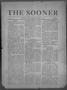 Newspaper: The Sooner (Norman, Okla.), Vol. 1, No. 1, Ed. 1 Tuesday, September 1…