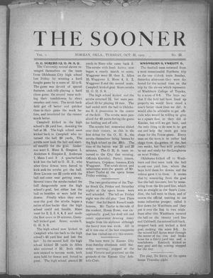 The Sooner (Norman, Okla.), Vol. 1, No. 15, Ed. 1 Tuesday, October 31, 1905