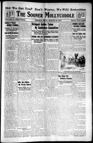 The Sooner Mollycoddle (Norman, Okla.), Vol. 2, Ed. 1 Wednesday, March 24, 1915