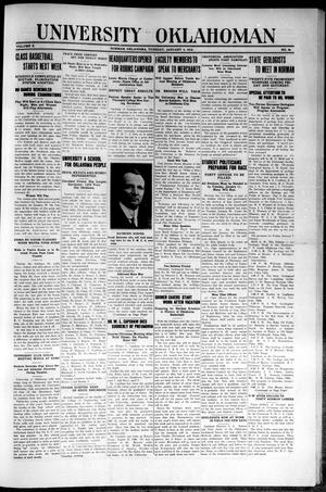 University Oklahoman (Norman, Okla.), Vol. 10, No. 26, Ed. 1 Tuesday, January 4, 1916