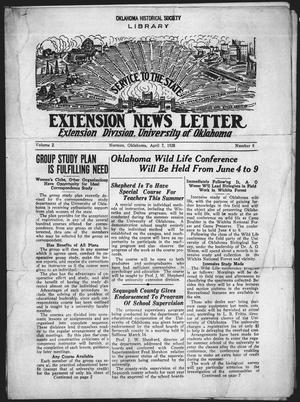 Extension News Letter (Norman, Okla.), Vol. 2, No. 8, Ed. 1 Saturday, April 7, 1928