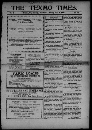 The Texmo Times. (Texmo, Okla. Terr.), Vol. 2, No. 49, Ed. 1 Friday, June 8, 1906