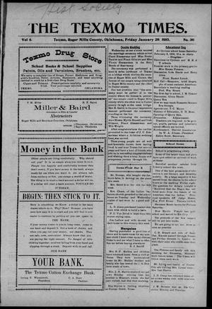 The Texmo Times. (Texmo, Okla.), Vol. 6, No. 30, Ed. 1 Friday, January 28, 1910