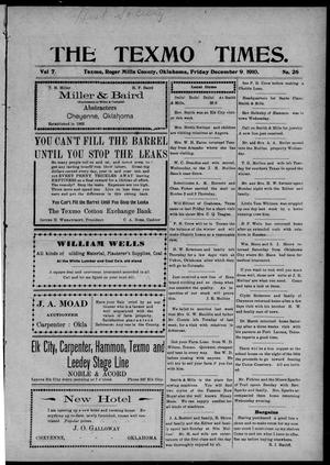 The Texmo Times. (Texmo, Okla.), Vol. 7, No. 26, Ed. 1 Friday, December 9, 1910
