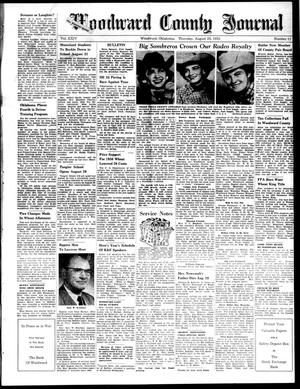 Woodward County Journal (Woodward, Okla.), Vol. 24, No. 11, Ed. 1 Thursday, August 25, 1955