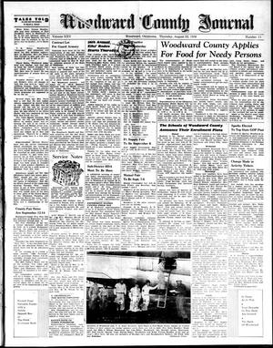 Primary view of object titled 'Woodward County Journal (Woodward, Okla.), Vol. 25, No. 11, Ed. 1 Thursday, August 23, 1956'.