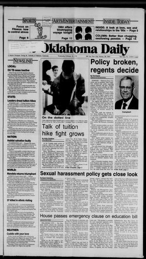 The Oklahoma Daily (Norman, Okla.), Vol. 74, No. 110, Ed. 1 Wednesday, February 14, 1990