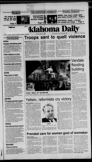 The Oklahoma Daily (Norman, Okla.), Vol. 74, No. 124, Ed. 1 Tuesday, March 6, 1990
