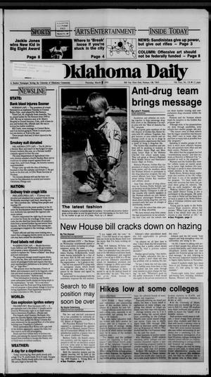 The Oklahoma Daily (Norman, Okla.), Vol. 74, No. 126, Ed. 1 Thursday, March 8, 1990