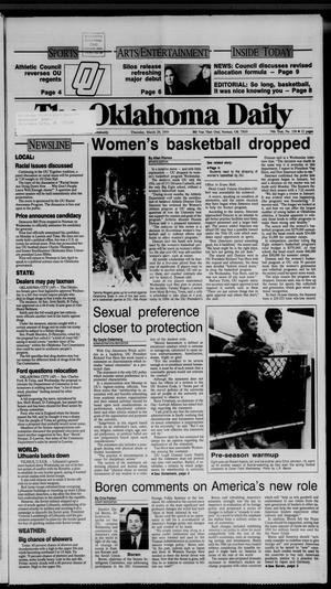 The Oklahoma Daily (Norman, Okla.), Vol. 74, No. 136, Ed. 1 Thursday, March 29, 1990