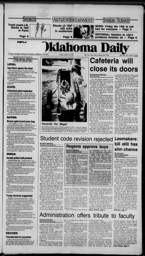 The Oklahoma Daily (Norman, Okla.), Vol. 74, No. 148, Ed. 1 Friday, April 13, 1990