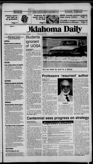 The Oklahoma Daily (Norman, Okla.), Vol. 74, No. 162, Ed. 1 Thursday, May 3, 1990