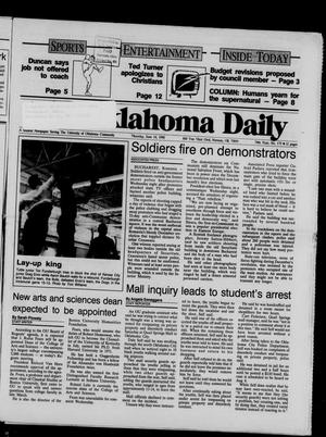 The Oklahoma Daily (Norman, Okla.), Vol. 74, No. 173, Ed. 1 Thursday, June 14, 1990