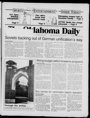 Primary view of object titled 'The Oklahoma Daily (Norman, Okla.), Vol. 74, No. 195, Ed. 1 Tuesday, July 17, 1990'.
