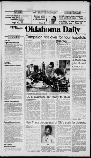 The Oklahoma Daily (Norman, Okla.), Vol. 75, No. 7, Ed. 1 Thursday, August 30, 1990
