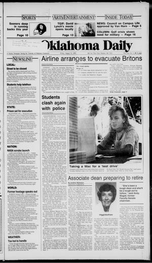 The Oklahoma Daily (Norman, Okla.), Vol. 75, No. 8, Ed. 1 Friday, August 31, 1990