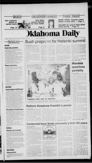 The Oklahoma Daily (Norman, Okla.), Vol. 75, No. 9, Ed. 1 Tuesday, September 4, 1990