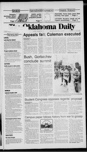 Primary view of object titled 'The Oklahoma Daily (Norman, Okla.), Vol. 75, No. 13, Ed. 1 Monday, September 10, 1990'.