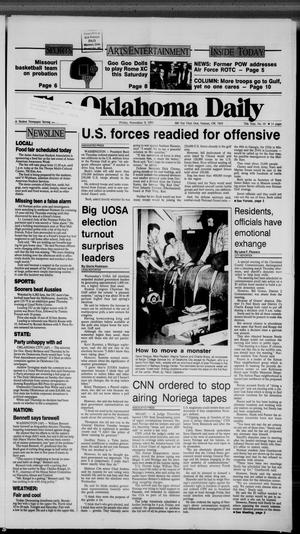 The Oklahoma Daily (Norman, Okla.), Vol. 75, No. 60, Ed. 1 Friday, November 9, 1990