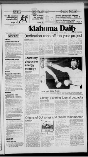 The Oklahoma Daily (Norman, Okla.), Vol. 75, No. 67, Ed. 1 Monday, November 19, 1990