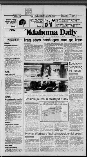 The Oklahoma Daily (Norman, Okla.), Vol. 75, No. 79, Ed. 1 Friday, December 7, 1990