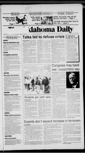 The Oklahoma Daily (Norman, Okla.), Vol. 75, No. 86, Ed. 1 Thursday, January 10, 1991