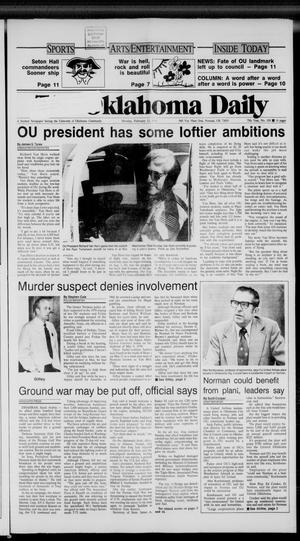The Oklahoma Daily (Norman, Okla.), Vol. 75, No. 108, Ed. 1 Monday, February 11, 1991
