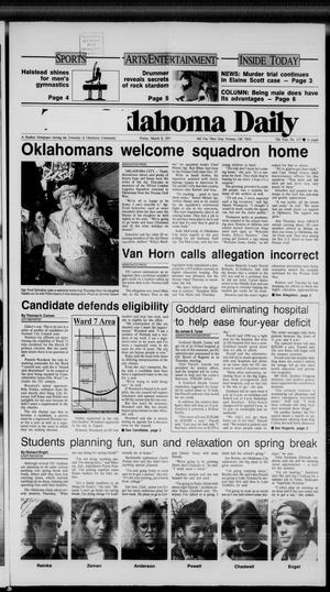 The Oklahoma Daily (Norman, Okla.), Vol. 75, No. 127, Ed. 1 Friday, March 8, 1991