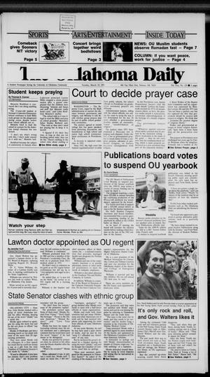 The Oklahoma Daily (Norman, Okla.), Vol. 75, No. 129, Ed. 1 Tuesday, March 19, 1991