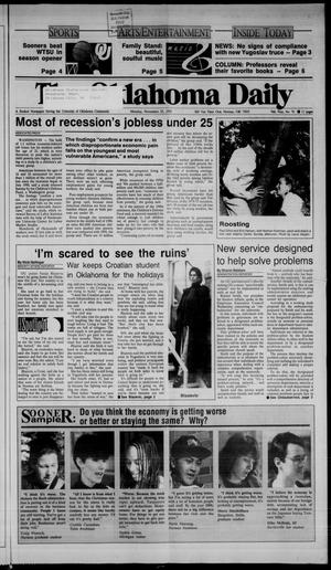 The Oklahoma Daily (Norman, Okla.), Vol. 76, No. 74, Ed. 1 Monday, November 25, 1991