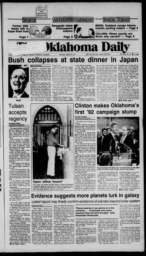 The Oklahoma Daily (Norman, Okla.), Vol. 76, No. 87, Ed. 1 Thursday, January 9, 1992
