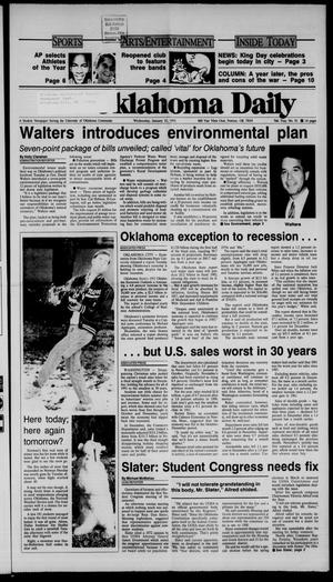 The Oklahoma Daily (Norman, Okla.), Vol. 76, No. 91, Ed. 1 Wednesday, January 15, 1992