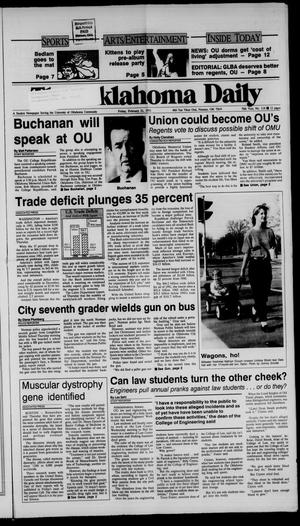 The Oklahoma Daily (Norman, Okla.), Vol. 76, No. 118, Ed. 1 Friday, February 21, 1992