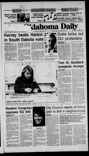 The Oklahoma Daily (Norman, Okla.), Vol. 76, No. 121, Ed. 1 Wednesday, February 26, 1992