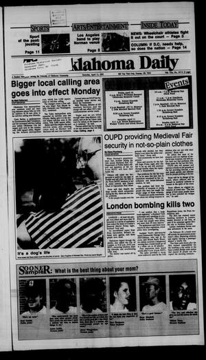 The Oklahoma Daily (Norman, Okla.), Vol. 76, No. 149, Ed. 1 Saturday, April 11, 1992