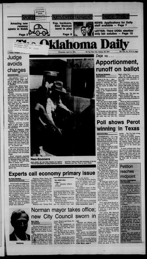 The Oklahoma Daily (Norman, Okla.), Vol. 76, No. 157, Ed. 1 Wednesday, April 22, 1992