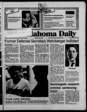 The Oklahoma Daily (Norman, Okla.), Vol. 76, No. 178, Ed. 1 Wednesday, June 17, 1992