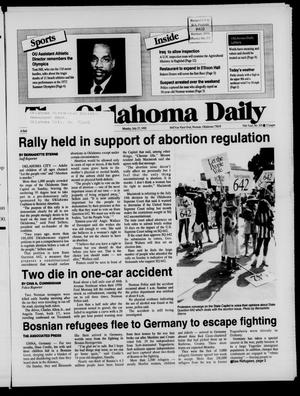 The Oklahoma Daily (Norman, Okla.), Vol. 76, No. 205, Ed. 1 Monday, July 27, 1992